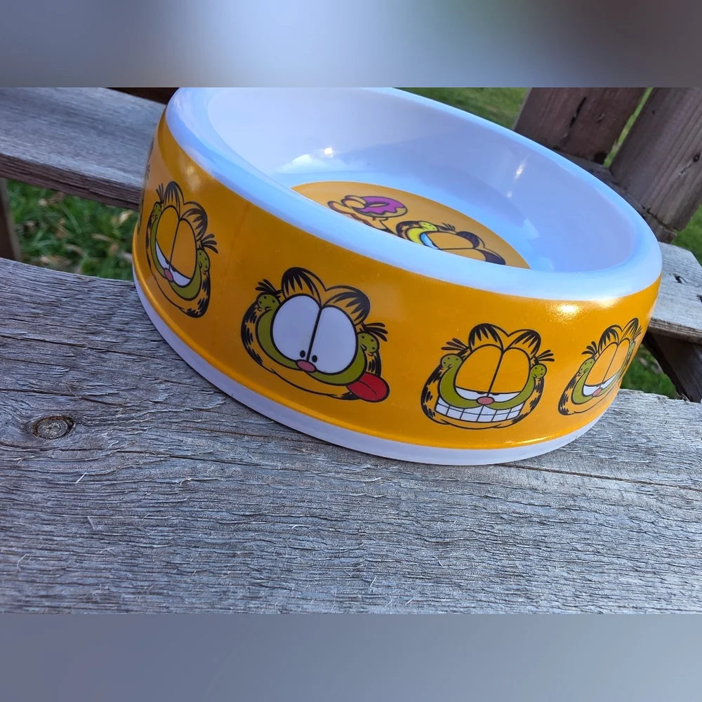 Garfield 6” Diameter Dog Bowl Cat Bowl Puppy Kitten Pet Food & Water Bowl New